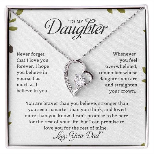 To My Daughter | Forever Love Necklace